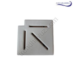Aquarambla Ekonomik 245 mm Havuz Izgara 90 Derece Köşe Parçası