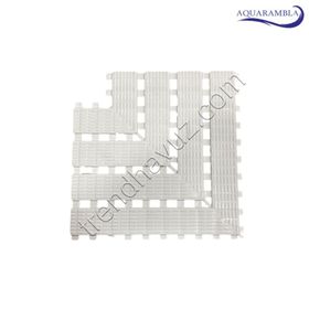 Aquarambla Ekonomik Pötikare Desen 150 mm Blok Havuz Izgara 90 Derece Köşe Parçası