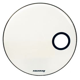 Aquarian SMPTCC22WAQ 22 İnç Beyaz Kick Ön Derisi