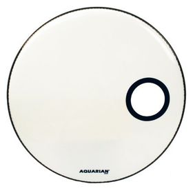 Aquarian SMPTCC22WAQ 22 İnç Beyaz Kick Ön Derisi