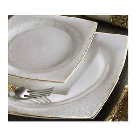 Ar-Yıldız 31018 Bone Square Porselen 60 Parça Yemek Takımı