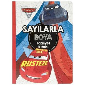 Arabalar 3 Sayılarla Boya Faaliyet Kitabı - kollektif