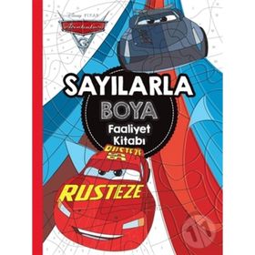Arabalar 3 Sayılarla Boya Faaliyet Kitabı - kollektif