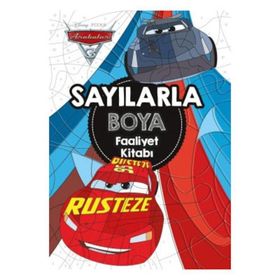 Arabalar 3 Sayılarla Boya Faaliyet Kitabı - kollektif