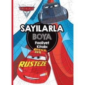 Arabalar 3 Sayılarla Boya Faaliyet Kitabı - kollektif