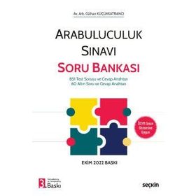 Arabuluculuk Soru Bankası - Gülhan Küçükkatrancı Seçkin Yayınevi