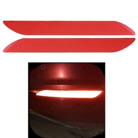 Araç Araba Oto Tampon Reflektörü Kırmızı Yapıştıma Sticker