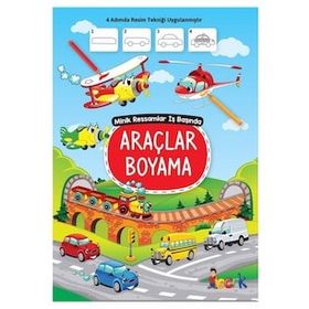 Araçlar Boyama - Minik Ressamlar İş Başında - Kolektif
