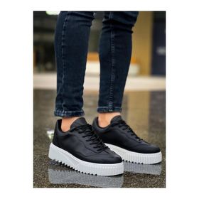 Aradım Taradım BA0802 Boa Siyah Renk Yüksek Taban Erkek Günlük Ayakkabı