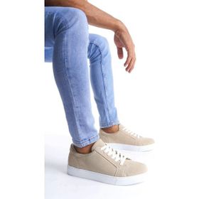 Aradım Taradım SLW165 Krem Elite Süet Erkek Günlük Sneaker Ayakkabı
