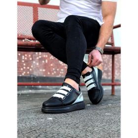 Aradım Taradım Wagoon WG029 3 Bant Legend Beyaz Kömür Kalın Taban Casual Erkek Ayakkabı