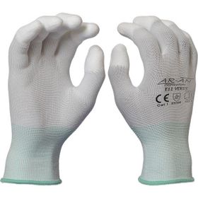Aran E11 Safety Verde Parmak Ucu Kaplı PU Eldiven