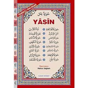 ARAPÇA FIHRISTLI YASIN-I ŞERIF (KOD:025) - ORTA BOY BILGISAYAR HATLI - HATICE SAĞLAM