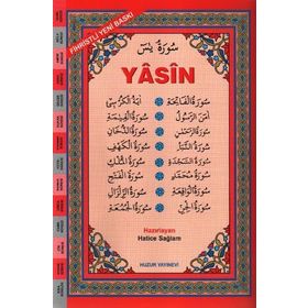 ARAPÇA FIHRISTLI YASIN-I ŞERIF (KOD:025) - ORTA BOY BILGISAYAR HATLI - HATICE SAĞLAM