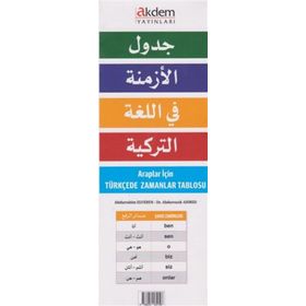 Araplar İçin Türkçede Zamanlar Tablosu - Abdurrahim Elveren