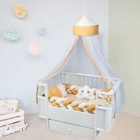Aras Bebe 60x120 cm Kahverengi Örgülü Uyku Seti