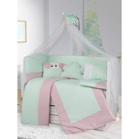 Aras Bebe 70x130 cm Yeşil Joli Uyku Seti