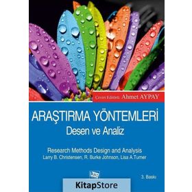 Araştırma Yöntemleri Desen ve Analiz - Larry B. Christensen R. Burke Johnson Lisa A. Turner