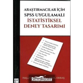 Araştırmacılar İçin Spss Uygulamalı İstatistiksel Deney Tasarımı - Semra Oral Erbaş