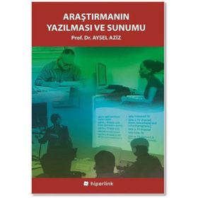 Araştırmanın Yazılması ve Sunumu - Aysel Aziz