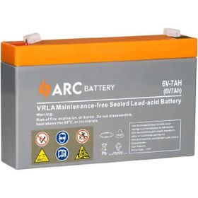 ARC 2025 Battery 6 V 7 Amper Yatay Ups Akü