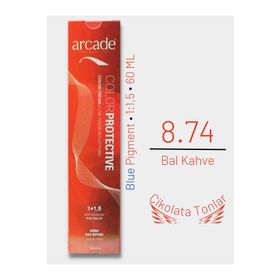 Arcade 8.74 Bal Kahve 60 ml Saç Boyası