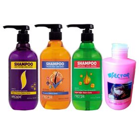 Arcade Yoğun Onarıcı Bakım 4x500 ml Saç Bakım Şampuanı