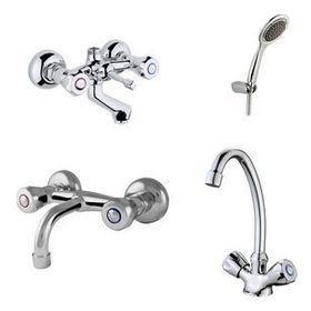 Arçe Klasik Çevirmeli Banyo + Kuğu Evye Ve Sabit Lavabo Bataryası