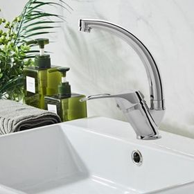 Arçe Mix Kuğu Aç Kapa Lavabo Bataryası