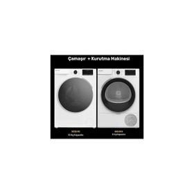 Arçelik 10120 MX Çamaşır Makinesi + 901 KMX Çamaşır Kurutma Makinesi