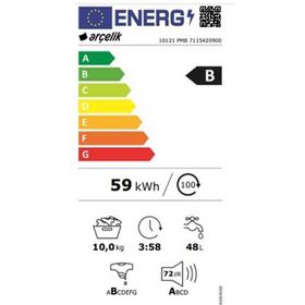 Arçelik 10121 PMB Beyaz Çamaşır Makinesi