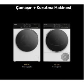 Arçelik 11140 MX Çamaşır Makinesi + 1101 KMX Çamaşır Kurutma Makinesi