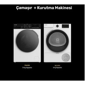 Arçelik 11140 MX Çamaşır Makinesi + 901 KMX Çamaşır Kurutma Makinesi