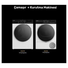 Arçelik 12140 MX Çamaşır Makinesi + 1101 KMX Çamaşır Kurutma Makinesi