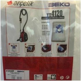 Arçelik 4122 Kanguru 10 Adet Süpürge Torbası