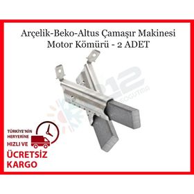Arçelik 5063 F 2 Adet Çamaşır Makinesi Kömürü