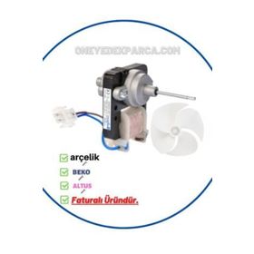 Arçelik 5273 NH Buzdolabı Arka Fan Motoru Pervaneli