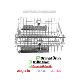 Arçelik 6231 T Gri Bulaşık Makinesi Üst Sepet