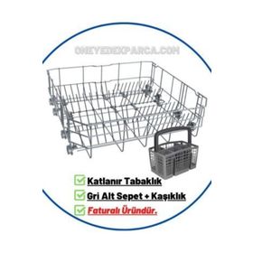 Arçelik 6271 Gri Bulaşık Makinesi Alt Sepet