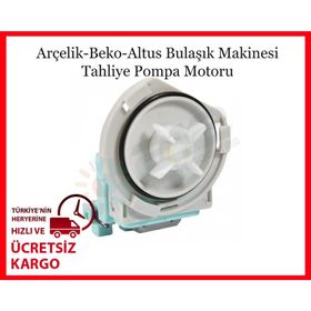 Arçelik 6382 Bulaşık Makinesi Tahliye Pompa Motoru