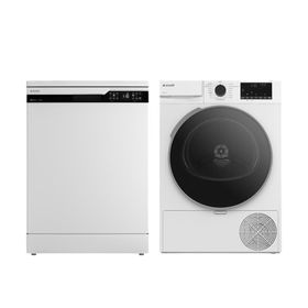 Arçelik 6455 WF Bulaşık Makinesi + 1000 KMX Çamaşır Kurutma Makinesi