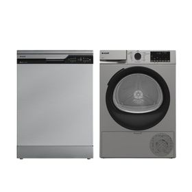 Arçelik 6467 WF I Bulaşık Makinesi + 900 KMX S Çamaşır Kurutma Makinesi