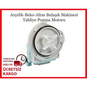 Arçelik 6554 HC Bulaşık Makinesi Tahliye Pompa Motoru