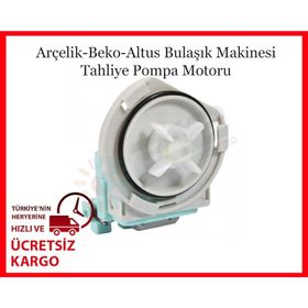 Arçelik 6554 HC Bulaşık Makinesi Tahliye Pompa Motoru
