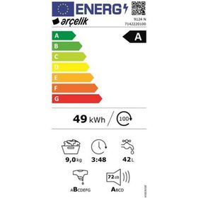 Arçelik 9124 N Çamaşır Makinesi