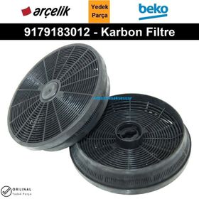 Arçelik 9197060046 Uyumlu Davlumbaz Aspiratör Karbon Filtresi