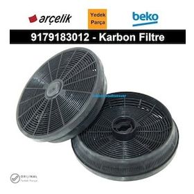 Arçelik 9197060046 Uyumlu Davlumbaz Aspiratör Karbon Filtresi