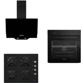 Arçelik 94 AFM 130 S - S 2140 - D003 Siyah 3'lü Ankastre Set
