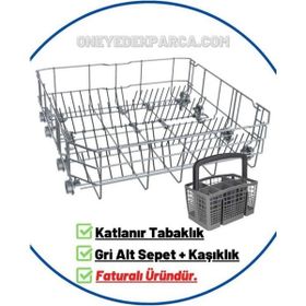 Arçelik 9485 FI Gri Bulaşık Makinesi Alt Sepet