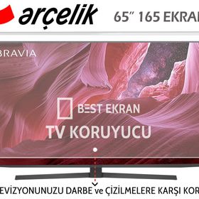 Arçelik A65L98805S Uyumlu Tv Ekran Koruyucu 3 mm Ekran Koruma Paneli